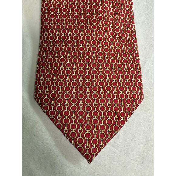 Brooks Brothers‎ Makers All Silk Tie - Red and Gold Made in USA - Picture 2 of 5